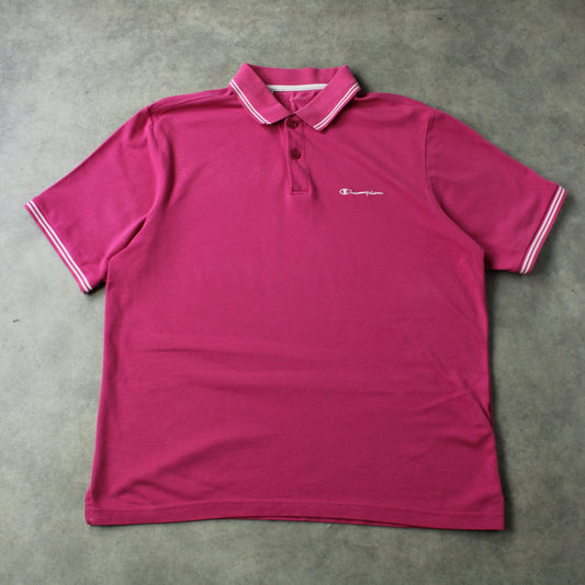 Champion Piqué Polo Shirt – Pink (Man-M)