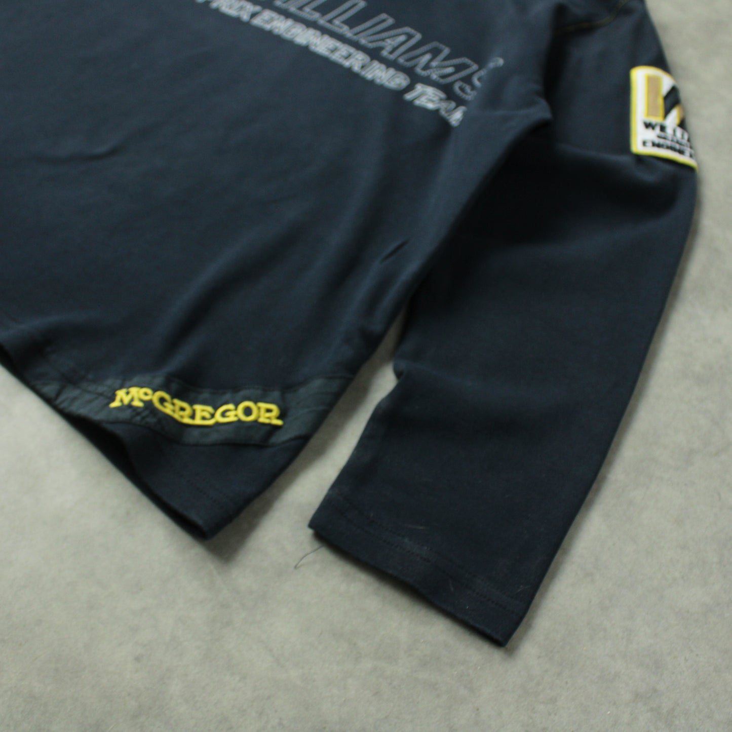 McGregor Williams Grand Prix Engineering Team Long Sleeve Polo – Black (Man-L)