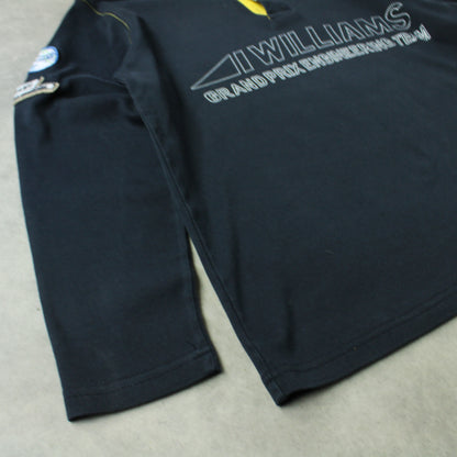 McGregor Williams Grand Prix Engineering Team Long Sleeve Polo – Black (Man-L)