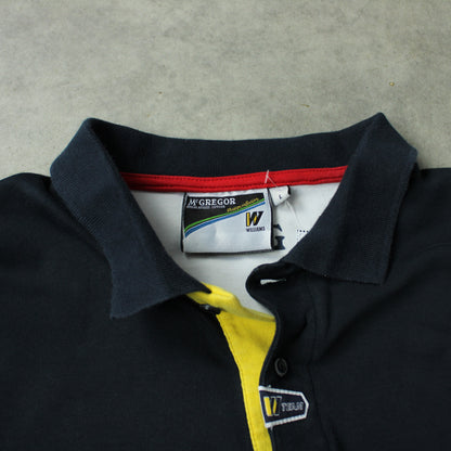 McGregor Williams Grand Prix Engineering Team Long Sleeve Polo – Black (Man-L)