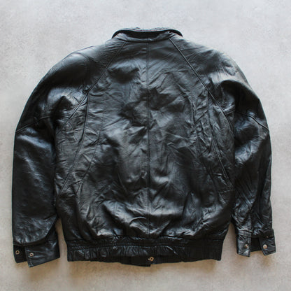 Le Village du Guir Black Leather Jacket (Man-L)