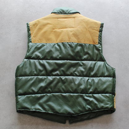 Vera Pelle Vintage Reversible Puffer Leather Vest (Man-XL)