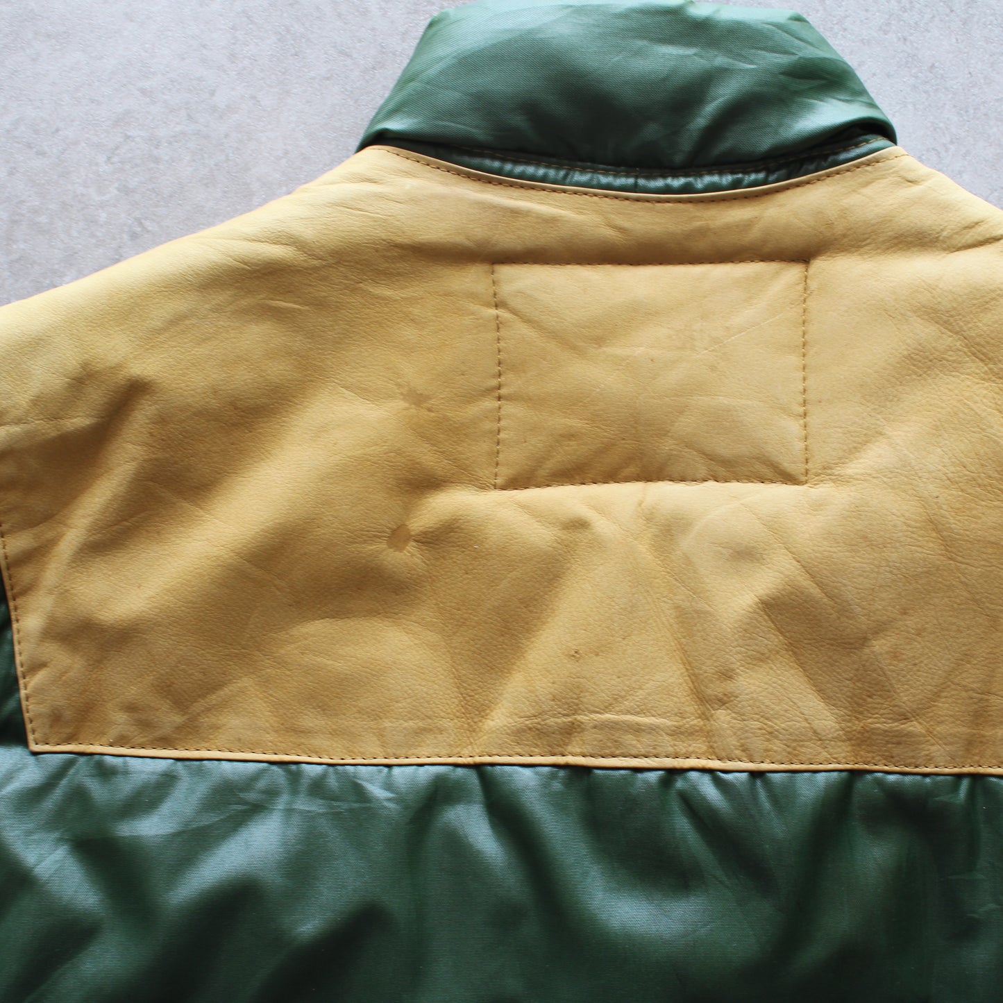 Vera Pelle Vintage Reversible Puffer Leather Vest (Man-XL)