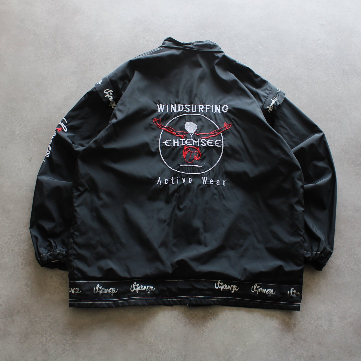 Chiemsee Black Windsurfing Jacket (Man-XXL)