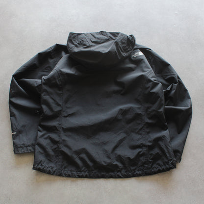 The North Face Black Hooded Jacket (Woman-XL)