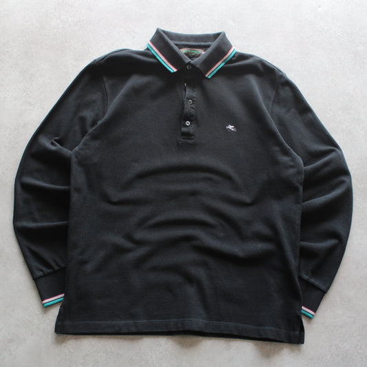 ETRO Milano Embrioed Polo Shirt (Man-XL)