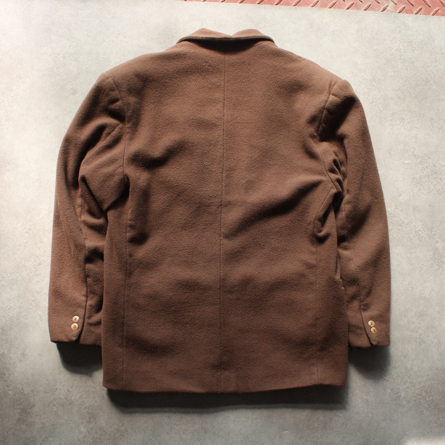 Adam’s Roma Vintage Brown Wool Blazer (Man-L)